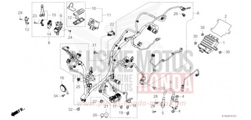 FAISCEAU DES FILS (FSH125R) FSH125R de 2024